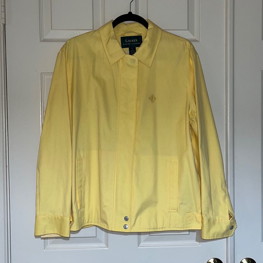 Ralph Lauren Sport Golf Jacket Fully Lined With Zipper And Snaps!